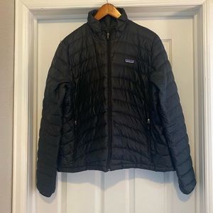 Patagonia Black Down Sweater Jacket Size Large